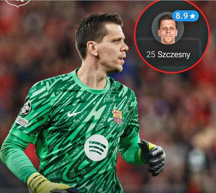 Màn trình diễn phi thường của Szczesny nhận được lời tán dương từ nhiều CĐV Barca.