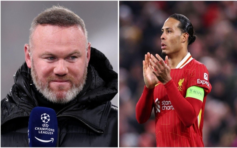 Rooney chỉ trích Van Dijk vì không quyết liệt trong tình huống Liverpool bị thủng lưới